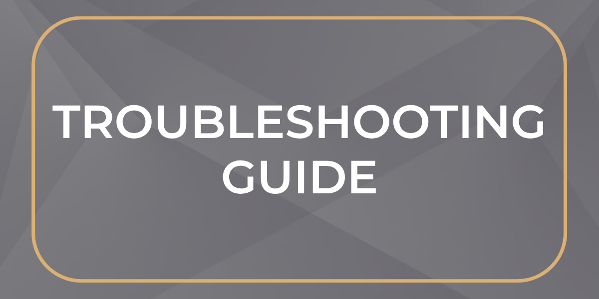 Troubleshooting Guide