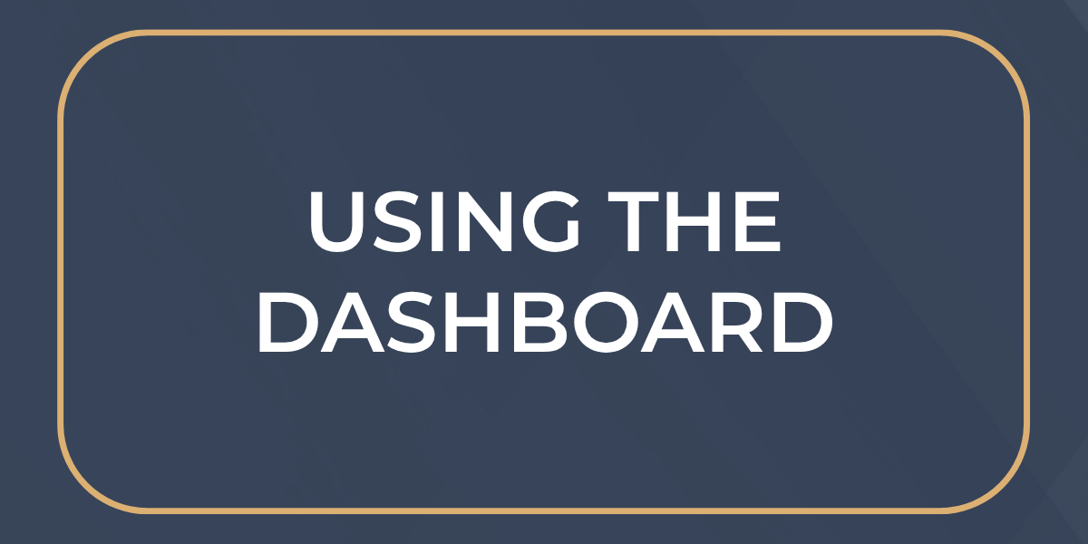 Using the Dashboard
